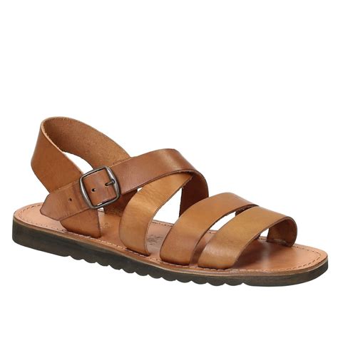 Herrensandalen aus Leder .